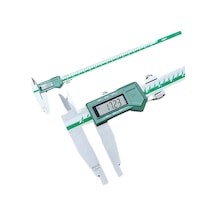 Insize 1136-601 Dijital Kumpas Çift Çeneli / İç Çap Ölçer, Çene:100mm 0-600mm/0-24" - 0.01mm