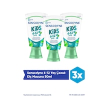Sensodyne Promine 6 +yaş Çocuk Diş Macunu 50ml - Bubble Gum Aromalı X 3 Adet Diş Minesi Bakımı