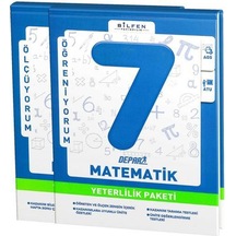 Bilfen Yayınları 7.Sınıf Matematik Depar Yeterlilik Paketi
