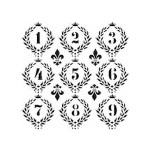 Home Decor Mini Stencıl Hdm-12 25X25
