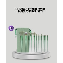 Profesyonel Makyaj Fırça Seti Yumuşak Kıllı Taşınabilir Çantalı