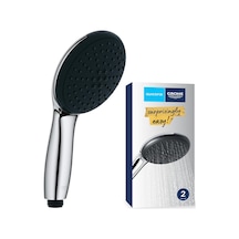 Vitalio Start 110 El Duşu, 2 Akışlı Yağmur & Jet , Smartswitch, 110mm Yuvarlak Duş Başlığı, Silikon Halka, Kireç Önleyici Sistem, Krom, 26948001