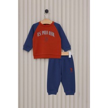 U.S. Polo Assn. Erkek Bebek 2lı Takım - Kiremit Kiremit