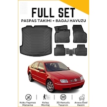 Volkswagen Bora 2004 Model Birebir Uyumlu Bagaj Havuzu+paspas Seti