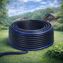 30 Metre Termo Kauçuklu Bahçe Hortumu Dayanıklı 3 Katlı Sağlam Su Sulama Yıkama Hortum 12.5 Mm 1/2