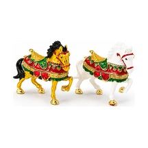 1 Adet Taşlı At Figürü Masa Dekoru Ve Biblo, Ev Ve Ofis İçin Süsleme, 10x9 Cm, Horse Figurine