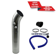 Hava Filtre Uzatma Metal Uzun 76 Mm X45 Cm Silver Gri 4686334