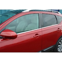 Nissan Qashqai2 Krom Cam Çıtası 2010-2014 4 Parça Paslanmaz Çeli