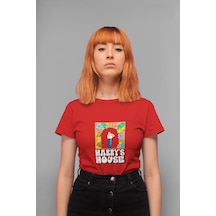 Noıssey Harry Styles - Harry's House Tasarımlı Standart Kalıp Unisex Kırmızı T-shirt