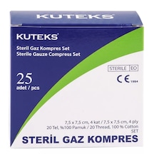 Kuteks Gas Kompres 7,5 X 7,5 Cm 25 Li Ekonomik Ambalaj