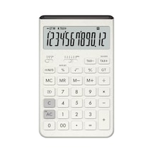 Casio Jt-200t-we 12 Hane Beyaz Masa Üstü Hesap Makinesi