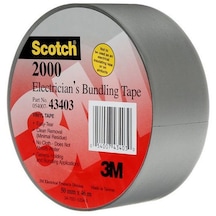 3m Scotch 2000 Elektrik Duct Tape - Gri 50mm X 46m