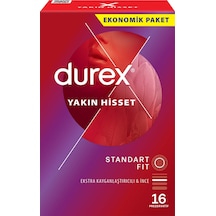 Durex Yakın Hisset 16'lı Prezervatif 3 Adet