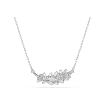 5756111 Swarovski Kolye Vıenna:pend Feather Whıte/rhs Metalik