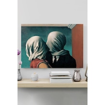 The Lovers - Aşıklar - Rene Magritte Sanatsal Poster