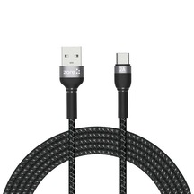 Type-C Usb Kablo Shira Serisi 3 Metre-Siyah
