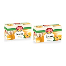 Doğuş Form Kayısılı Karışık Bitki Süzen Poşet Çay 2'li 20 x 2 G