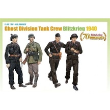 1/35 Hayalet Tümen Blitzkrieg 1940 Tankçı Asker Figür Maketi, Dragon 6654