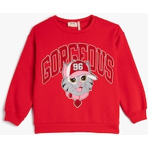Koton Kız Çocuk Sweatshirt Kırmızı 4wkg10126ak 24ky59002099 Y5909 Kırmızı Koton Kız Çocuk Sweatshirt Kırmızı 4wkg10126ak 24ky59002099 Y5909 Kırmızı