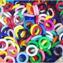 Akderepet Güvercin Simit Boncuk Çok Renkli 50 Adet
