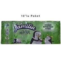 Familia Bambu Özlü 10'lu Paket Cep Mendili