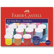 Faber Castell Guaj Boya 12 X 15 Ml Çok Renkli