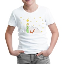 Küçük Prens - Gezegen Beyaz Çocuk Tshirt (497936435)