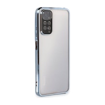 Redmi Note 11 Kılıf Razer Lensli Silikon - Açık Mavi Bz8683140482411