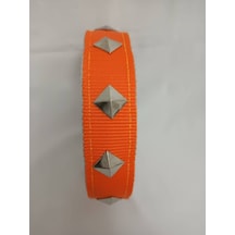 Kozaklı 10465 Süslü Köpek Tasması Turuncu 70 x 4 CM Turuncu