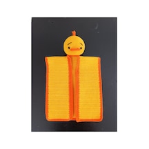 Amigurumi Havuç Kafa Uyku Arkadaşı Büyük Boy Sarı