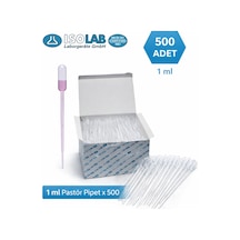 Pastör Pipeti - Damlalık P.e. - 1 Ml - 500 Adet/kutu