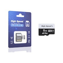 8 Gb Microsdhc Hafıza Kartı U1 V10 A1 Class 10 Adaptörlü Hs8gb
