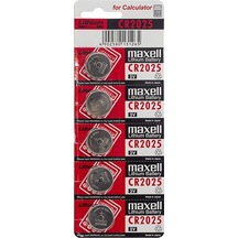 Maxell Cr2025 3v Lıtyum Para Pil 5li Paket 4832