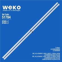 Wkset-6784 37443x1 37444x1 Ssc Hs Hc500eqf Vkga1 60led L/r 2 Adet Led Bar 60led Tvnizi Açıp İçindeki Led Barla Birebir Aynısı Olduğunu Görmeden Almayınız. Sonrasında İade Almamaktayız. Çok Renkli