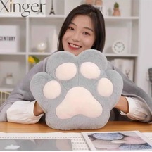 Ra-home Oyuncak Yastıklı Kedi Pati Battaniyesi 268743800 Gri