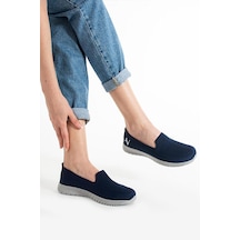 Adımist Kadın Örme Ses Yapmaz Ortopedik Rahat Hafif Günlük Sneaker Ayakkabı Lacivert Adımist Kadın Örme Ses Yapmaz Ortopedik Rahat Hafif Günlük Sneaker Ayakkabı Lacivert