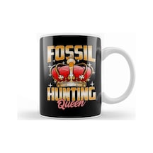 Cute Fossil Hunting Queen Girls Paleontologist Kupa Bardak Porselen Karışık