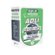 Dizgi Kitap 2026 Hukuk Atölyesi Adli Hakimlik Çıkmış Soru Örnekli Ders Notları Seti