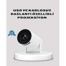 Ers Hdmı Usb Bağlantılı 4k Destekli Taşınabilir Projeksiyon Cihazı 31708082