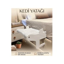 Mobilya Dostu-yer Kaplamaz-kedi Yatağı Askılı Model Beyaz