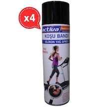 Koşu Bandı Yağı - Silikon Sprey - 500 Ml 4 Adet