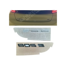 98542323sn Psa Grup Peugeot E208 Yazı Monogram Arka Yesıl-mavı