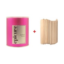 Epicure Titanyum Pudralı Konserve Sir Ağda 800 Ml + 100 Adet Ahsap Spatula