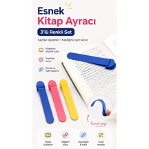 Otomatik Akıllı Kitap Ayracı 3'lü Set Silikon Kitap Ayracı Okuma Klipsi