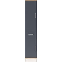Arges Dolap 4 Raflı Tek Çekmeceli 2 Kapaklı 44x30x221 Çam-ant... Çam