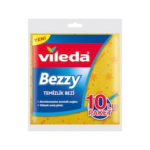 Vileda Bezzy Temizlik Bezi 10'lu Yüksek Emiş Gücü Ekonomik 3'li Ekonomik Paket - 3 Adet Tarı Diğer