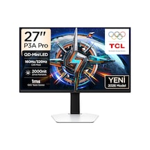 TCL 27P3A Pro Gaming Monitörü 27" 1ms 320hz Qhd 2k Qd-mini Led Fps Oyuncu Monitörü 1196 Bölge