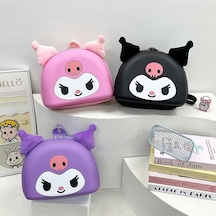 Çocuk Okul Çantası Sevimli Kulomi Anaokulu Küçük Çanta Mor