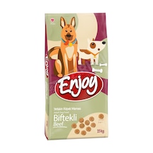 5 Adet Enjoy Biftekli Yetişkin Köpek Maması 15 Kg