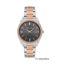 Ferrucci Marka Bicolor-takvimli-erkek Kol Saati Fc 03293tm.02